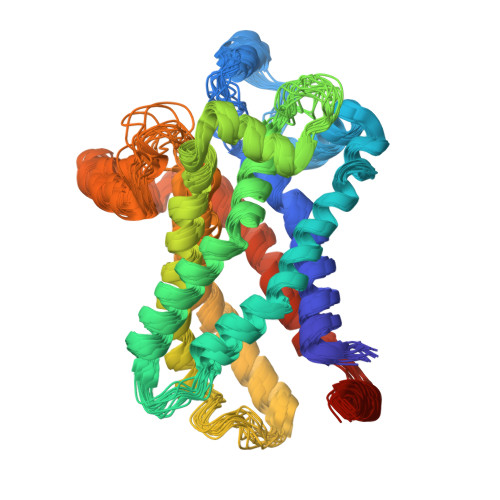 UCP2 PDB 2LCK 线粒体载体结构模型